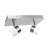 Xtricity - 2 Heads Ceiling Light with Integrated LED, 11.8 '' Width, From the Hope Collection, Nickel - - Mounts For Less