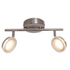 Xtricity - 2 Heads Ceiling Light with Integrated LED, 14.56 '' Width, From Anita Collection, Nickel - - Mounts For Less