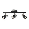 Xtricity - 3 Head Track Light, 20.5'' Width, From the Harbour Collection, Brushed Nickel and Black - - Mounts For Less