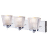 Xtricity - 3 Light Vanity Light, 19.7'' Width, From the Riva Collection, Chrome Finish - - Mounts For Less