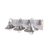 Xtricity - 3 Light Vanity Lightt, 20.5'' Width, From the Baltimore Collection, Nickel Finish - - Mounts For Less