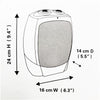 Xtricity 4-80309 Riviera Heater + Fan Ceramic Heating 750W-1500W Black - - Mounts For Less