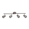 Xtricity - 4 Heads Ceiling Light, 27.95 '' Width, From The Yorkshire Collection, Nickel Chrome - - Mounts For Less