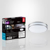 Xtricity - Ceiling Light with Integrated LEDs, 12" Diameter, From the Milano Collection, Nickel - - Mounts For Less
