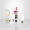 Xtricity - Dimmable Energy Saving LED Frosted Bulb Kit, 5.5W, Candelabra Base, 3000K Soft White - - Mounts For Less