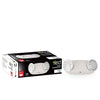 Xtricity LED 2 head indoor emergency light 2.1w head 204 lumens - - Mounts For Less