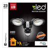 Xtricity LED Motion sensor 2 heads 23W/5000k/2400L black - - Mounts For Less