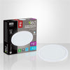 Xtricity Led flat panel ceiling fixture 7.5'' 12W/800L/4000k White - - Mounts For Less