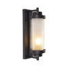 Xtricity - Outdoor Wall Light, 17.1'' Height, From the Bali Collection, Black - - Mounts For Less