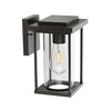 Xtricity - Outdoor Wall Light, 9.5'' Height, From the Marshall Collection, Black - - Mounts For Less