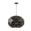 Xtricity - Pendant Light, 13.77 '' Width, From The Christy Collection, Black - - Mounts For Less