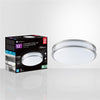 Xtricity - Round Ceiling Light with Integrated LEDs, 12 '' Diameter, 15W, From the Milano Collection, Silver - - Mounts For Less