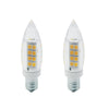 Xtricity - Set of 2 Dimmable Energy Saving LED Bulbs, 4W, Candelabra Base, 3000K Soft White - - Mounts For Less