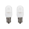 Xtricity - Set of 2 LED Bulbs for Night Light, 1W, Candelabra Base, 4100K Cool White - - Mounts For Less