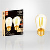 Xtricity - Set of 2 Old Fashioned LED Bulbs, 3W, E26 Base, 2200K Soft White - - Mounts For Less