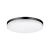 Xtricity - Set of 2 Round Ceiling Lights with Integrated LEDs, 11" Diameter, From the Valerio Collection, Black - - Mounts For Less
