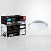 Xtricity - Set of 2 Round Ceiling Lights with Integrated LEDs, 11 '' Diameters, 15W, From the Verona Collection, Silver - - Mounts For Less