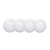 Xtricity - Set of 4 LED Recessed Lights, 4 '' Diameter, Dimmable, 10W, 4000K Cool White - - Mounts For Less