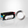 Xtricity - Set of 4 LED Recessed Lights, 4 '' Diameter, Dimmable, 10W, 5000K Daylight - - Mounts For Less
