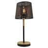 Xtricity - Table Lamp, 22.6 '' Height, From the Luna Collection, Black - - Mounts For Less