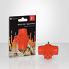 Xtricity Triple Tap Grounded Wall Adapter Orange - - Mounts For Less