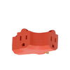 Xtricity Triple Tap Grounded Wall Adapter Orange - - Mounts For Less
