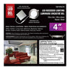 Xtricity recessed lighting led 4'' 12w/720l/3000k/round-nickel - - Mounts For Less