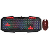 Xtrike Me MK-503 - Wired Gaming Keyboard and Mouse Set with Mixed Color Backlight, Black - - Mounts For Less