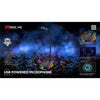 Xtrike Me XMC-02 - Omnidirectional Wired Gaming Microphone, USB, High-Sensitivity with RGB Lighting, Black - - Mounts For Less