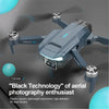 ZFR - 4K Wide Angle Dual Lens Drone with Storage Case and Remote Control, Black - - Mounts For Less