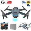 ZFR - 4K Wide Angle Dual Lens Drone with Storage Case and Remote Control, Black - - Mounts For Less