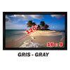 Antra 120" 16:9 Fixed Frame Projector Projection Screen - Matte Gray - - Mounts For Less