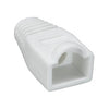 Boots for 8P8C RJ45 Cat5e/Cat6 connectors White - 10pk - - Mounts For Less