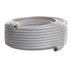 Coaxial cable 25ft RG-6 White M/M - - Mounts For Less