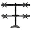 Desk mount bracket articulated for 4 monitors 10 - 24 in - - Mounts For Less