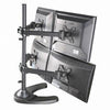 Desk mount with base 4 articulated arms 4 Monitors 10 - 24 in - - Mounts For Less