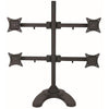 Desk mount with base 4 articulated arms 4 Monitors 10 - 24 in - - Mounts For Less
