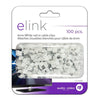 eLink CV-51595 Nail-In White Cable Clips 6MM 100 Units - - Mounts For Less