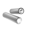 eLink USB Powerbank With Flashlight 3000 Mah Silver - - Mounts For Less