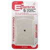 Elink EL-867 6 Outlets Space Saving Wall Tap White - - Mounts For Less