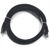 Ethernet cable network Cat6 550MHz RJ-45 shield 50 ft Black - - Mounts For Less