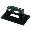 EZ-Mount pass-thru wall plate 1 Gang - Black - - Mounts For Less