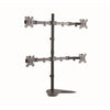 GlobalTone Desk Mount Bracket 4 Articulated Arms For Tvs / Monitors 13" À 27" With Heavy Base - - Mounts For Less