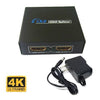 GlobalTone HDMI Splitter active 5v (1 input - 2 outputs) HDMI 3D 4K x 2K - - Mounts For Less