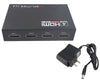 GlobalTone HDMI Splitter active 5v (1 input - 4 outputs) HDMI 3D 4K x 2K - - Mounts For Less