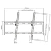 GlobalTone Tilt Wall Mount ULTRA-SLIM For PLASMA LCD LED 37"-70" ECONO - - Mounts For Less