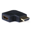 HDMI female to HDMI mâle angled flat right adapter 1080p 270 deg - - Mounts For Less