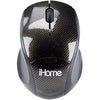 iHome Wireless Optical Notebook Mouse With Nano USB Receiver Black - - Mounts For Less