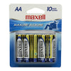 Maxell - AA Alkaline Batteries, 10 Pack - - Mounts For Less