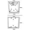 Royal Mounts ROY7601B Universal Wall Mount fixed slimHDTV LCD LED PLASMA 10"-27" - - Mounts For Less